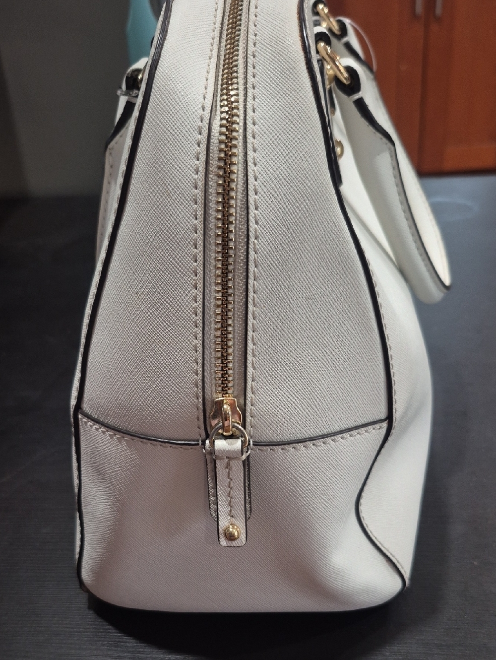 MICHAEL KORS Leather Satchel Handbag White - Picture 11 of 12